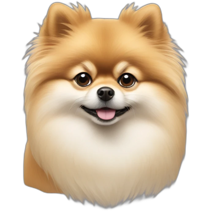 pomeranian thinking like steve jobs emoji