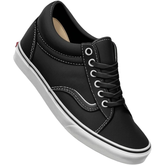 Vans shoes black emoji