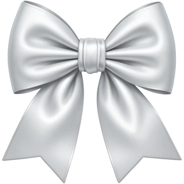 White bow emoji