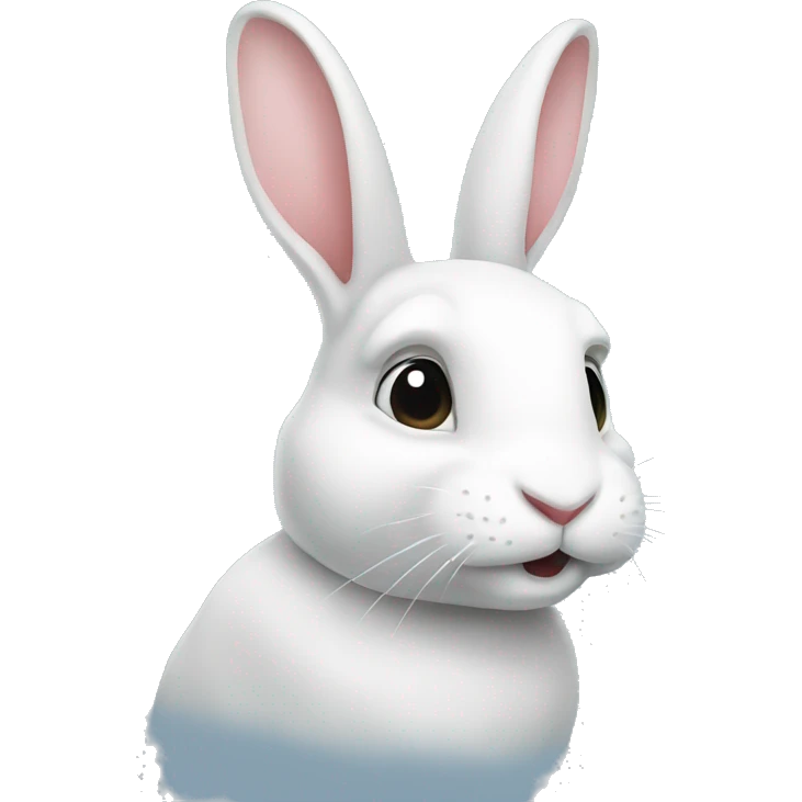 white rabbit emoji