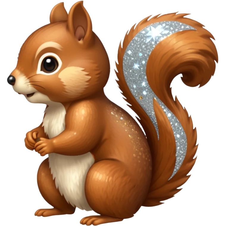 sparkly squirrel emoji
