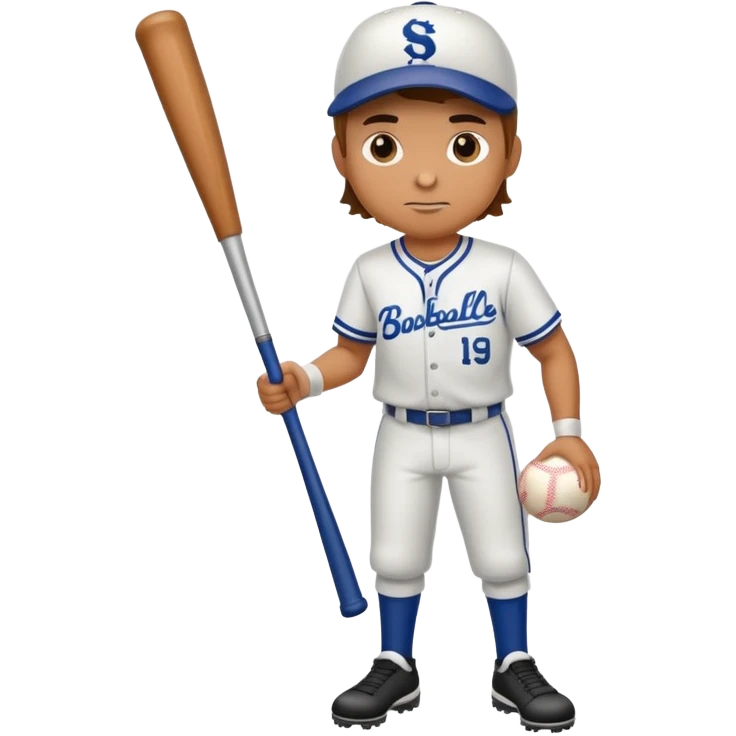 Baseball player on crutches emoji