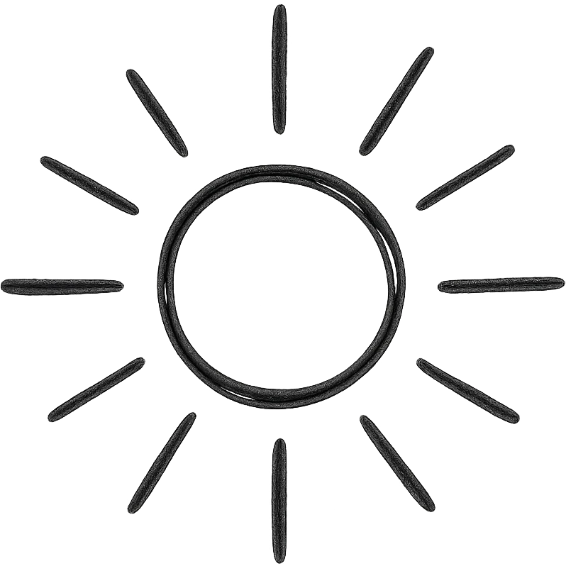 Sunburst emoji
