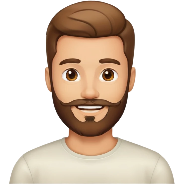 A guy with beard emoji
