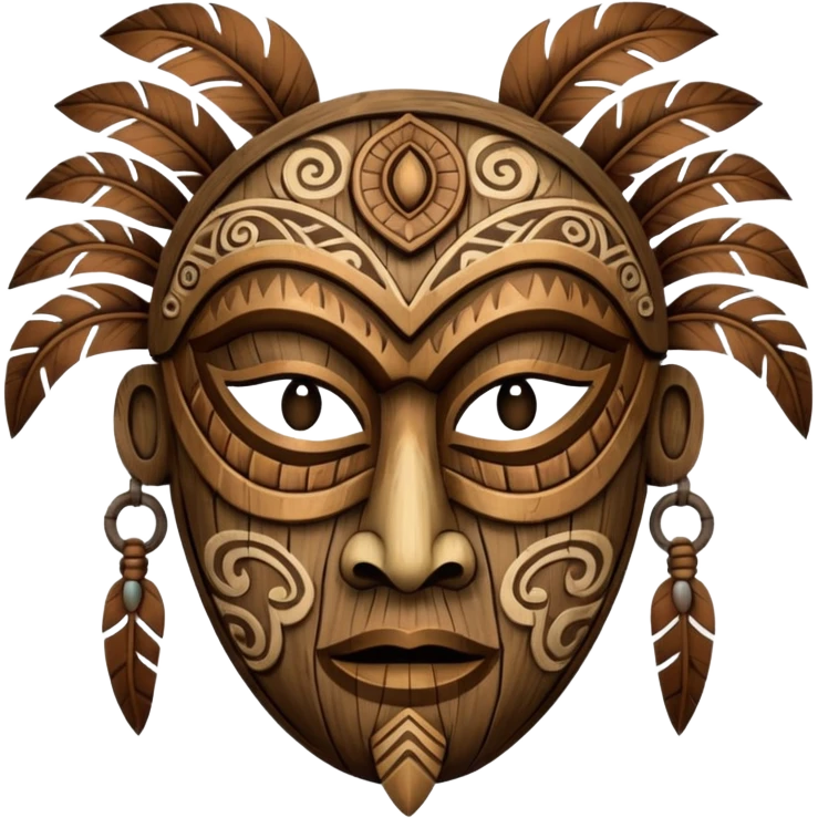 tribal mask emoji