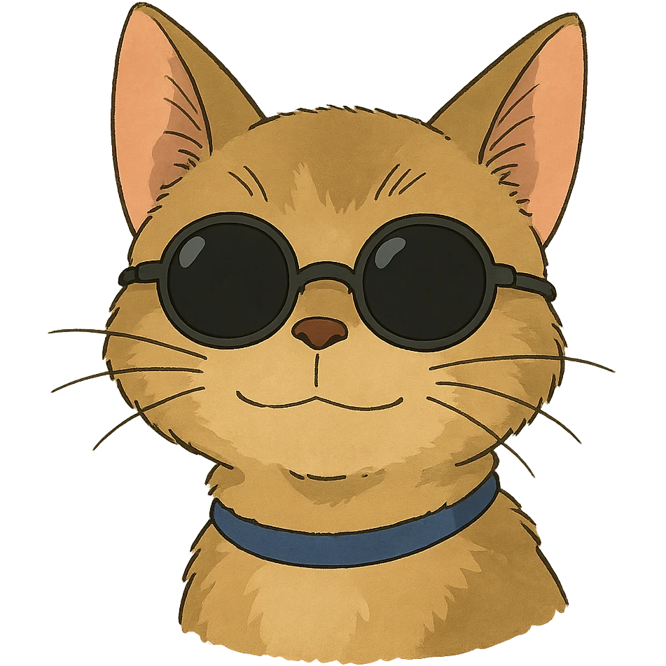 cat wearing sunglasses emoji