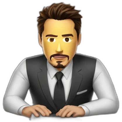 tony stark home office emoji