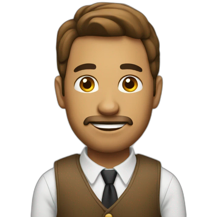 Man on donkey emoji