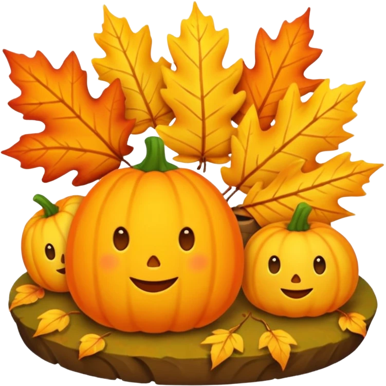 Cozy autumn emoji