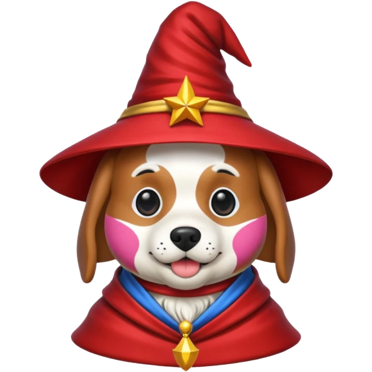 Dog wizard emoji