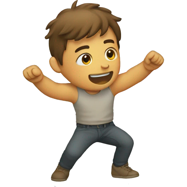 Knee slapping emoji