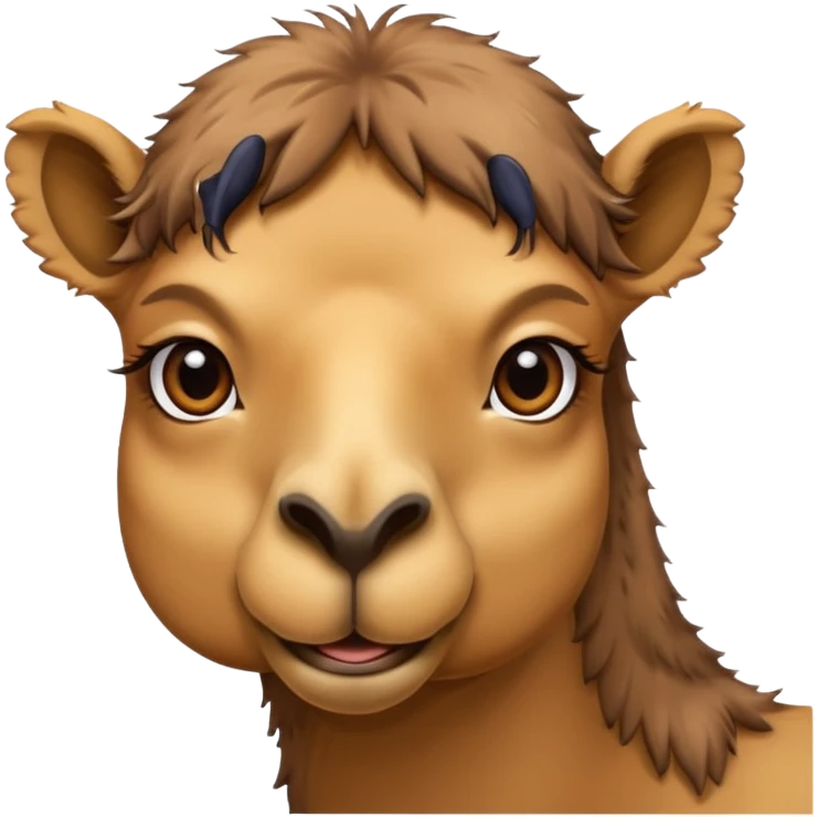 stylish camel face emoji