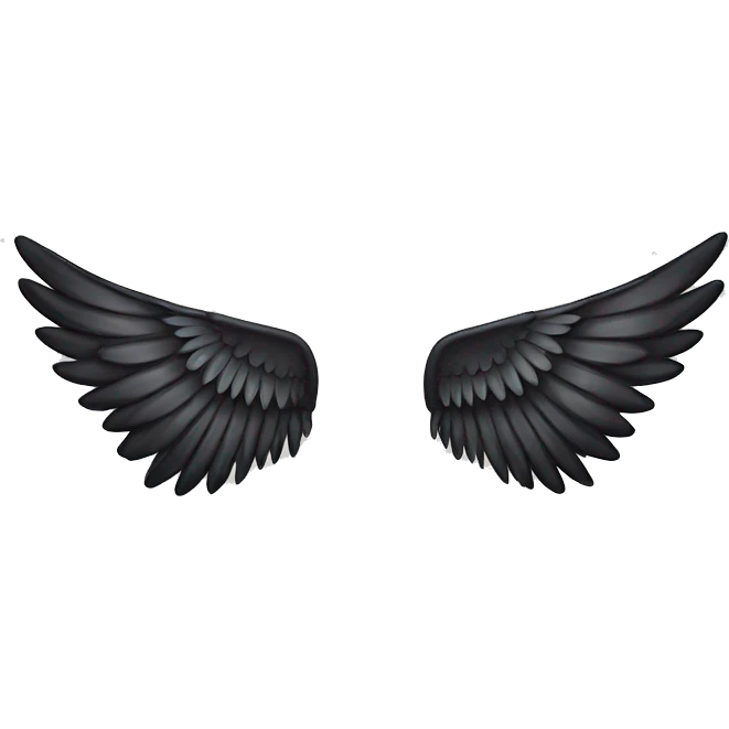 Both wings different side emoji