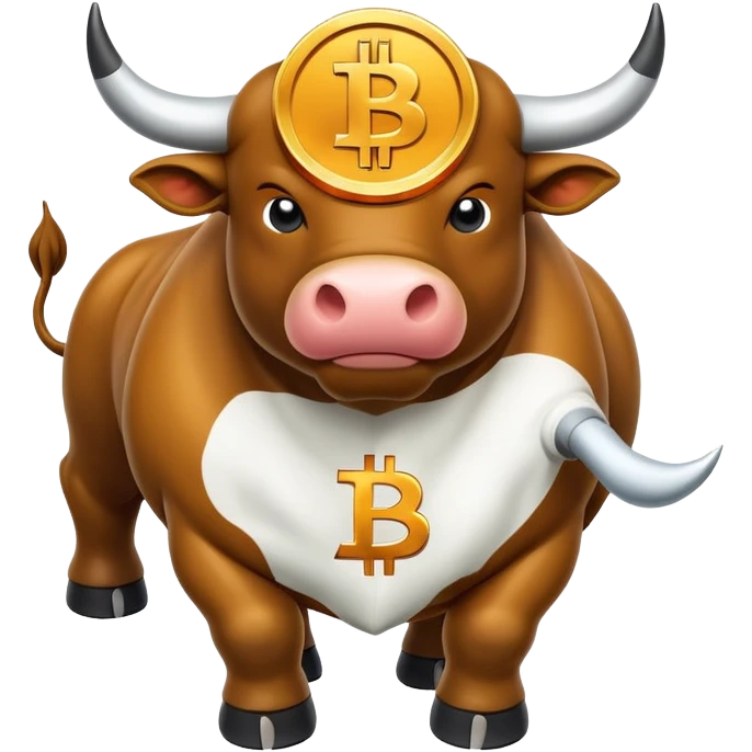 биткоин бычий emoji