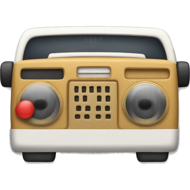 radio in a car emoji