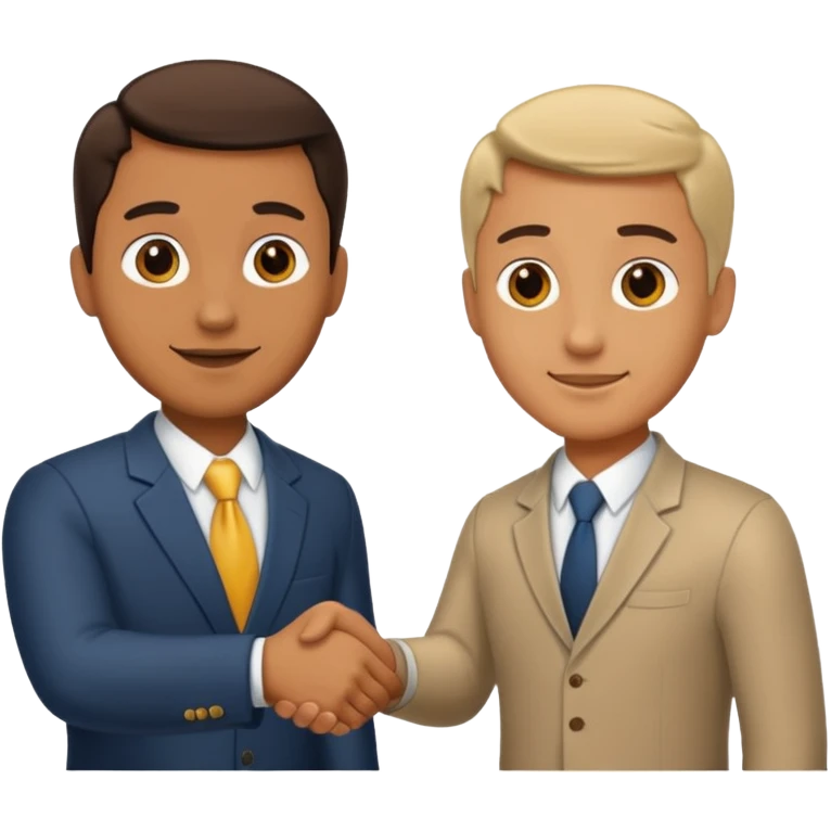 Can you create a six seven emoji with a man shaking his hands  emoji