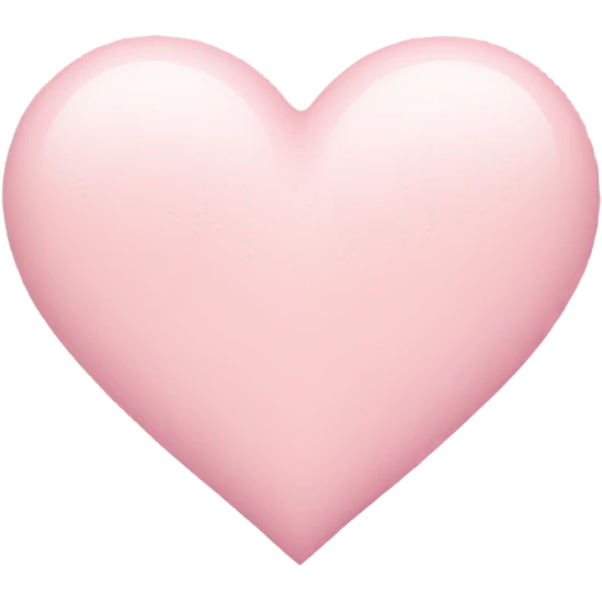 pastel pink heart emoji