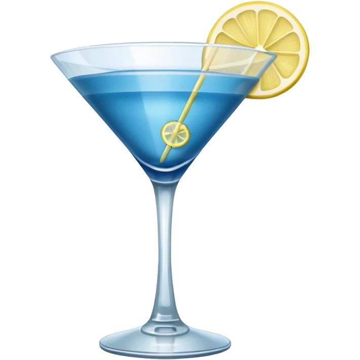 blue martini emoji