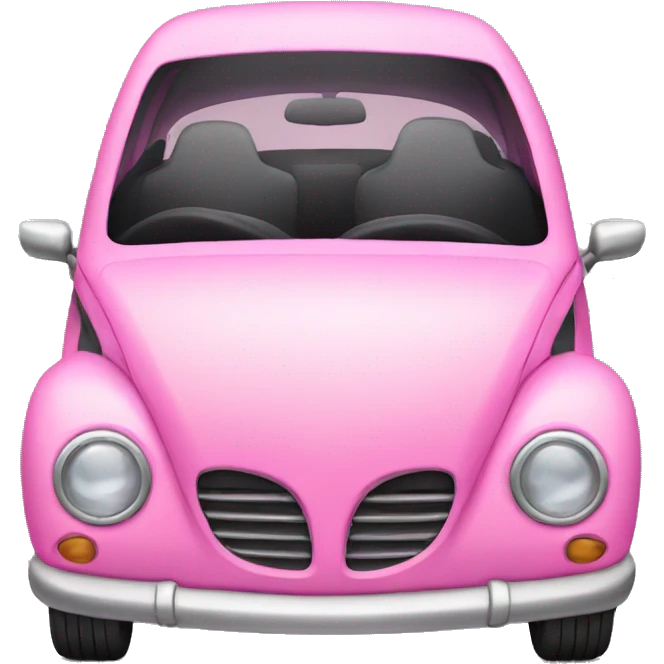 Pink car emoji