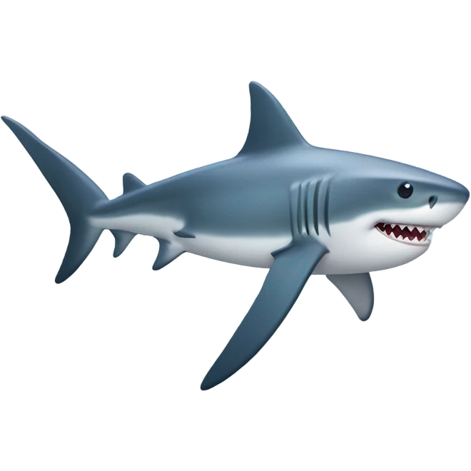 feminine shark emoji