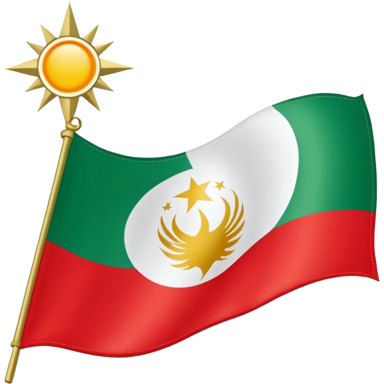 Kürdistan Flagge  emoji