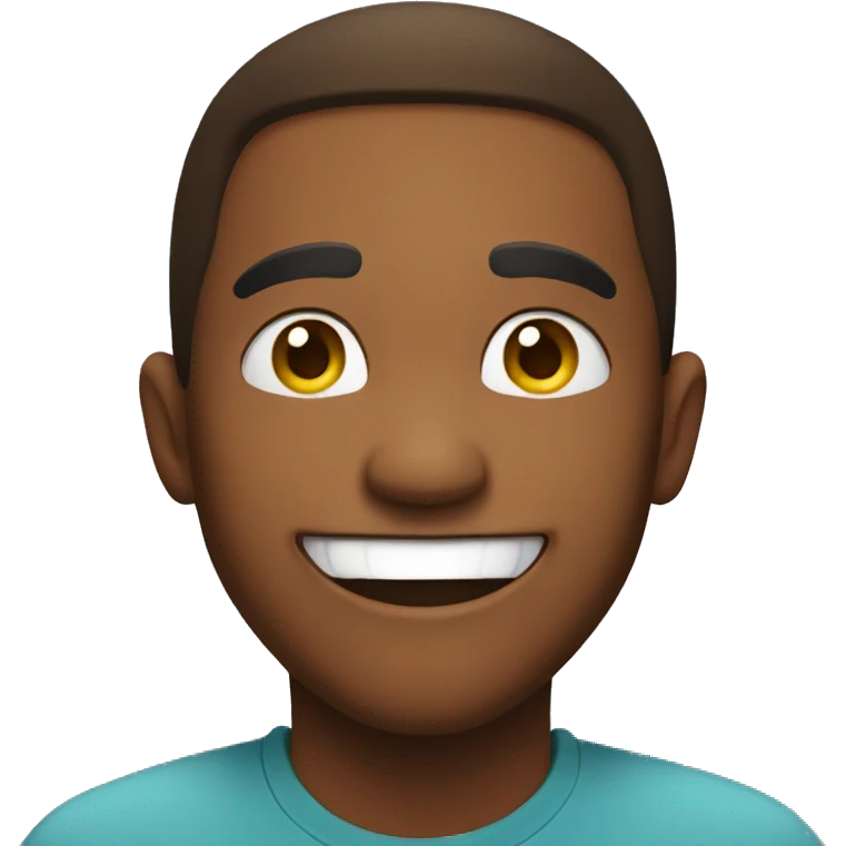 A strong emoji smiling  emoji