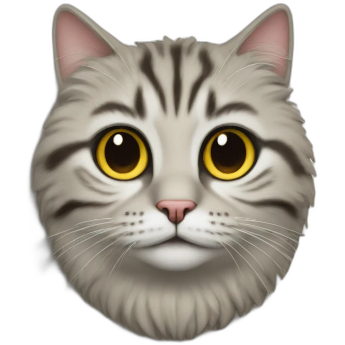 Chat sur chenille emoji