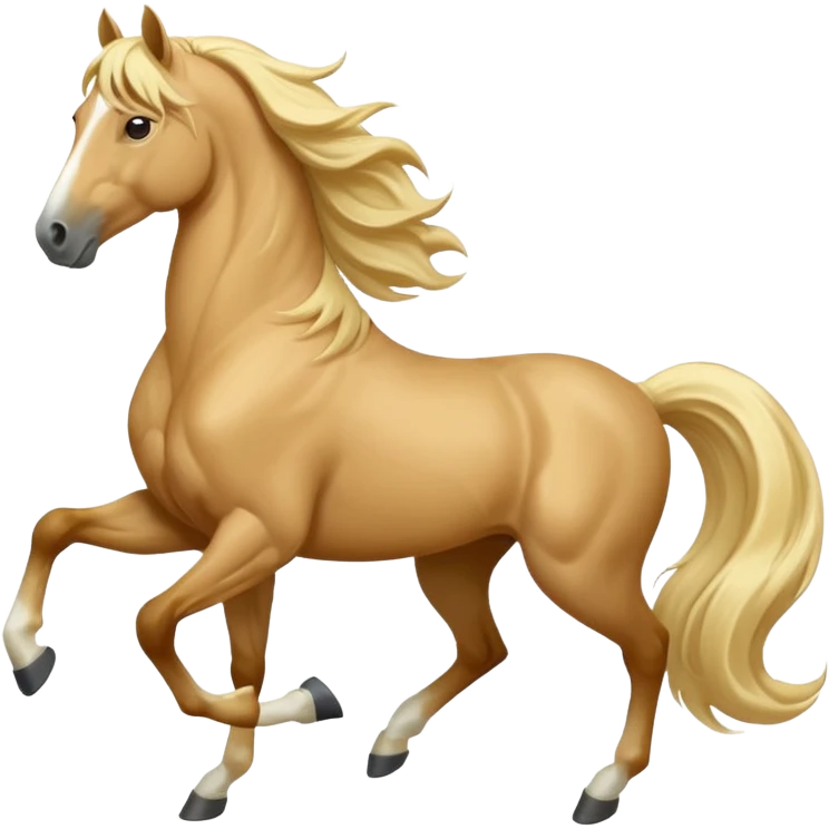blonde horse emoji