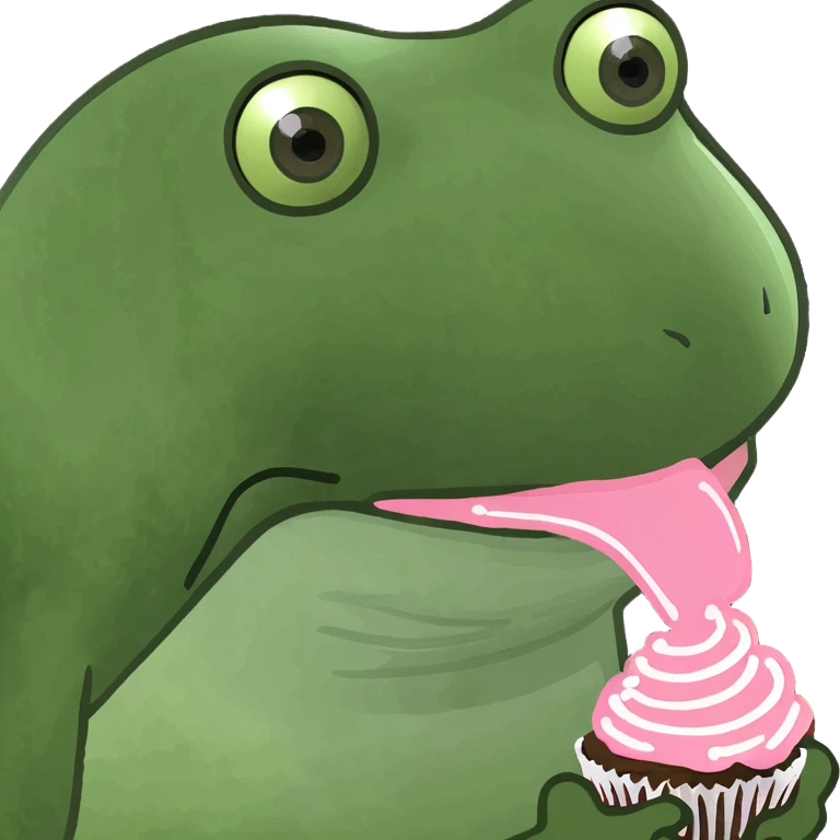 cupcake with pink icing emoji