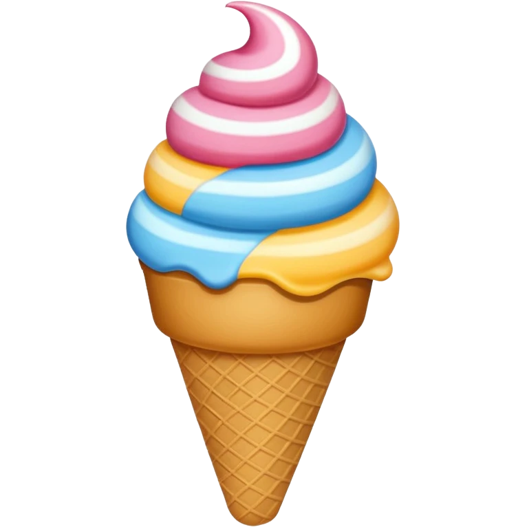 colorful ice cream  emoji