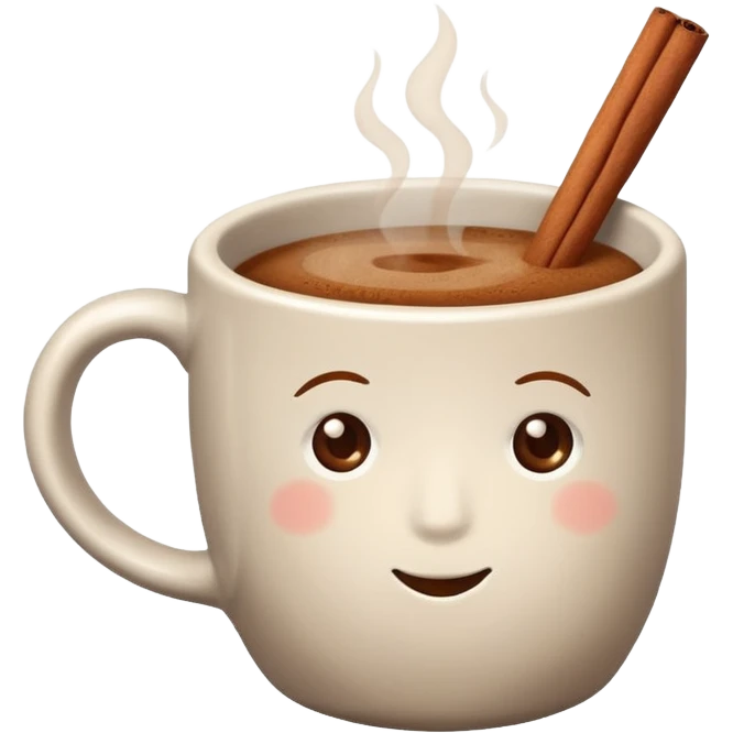 chai with cinnamon  emoji