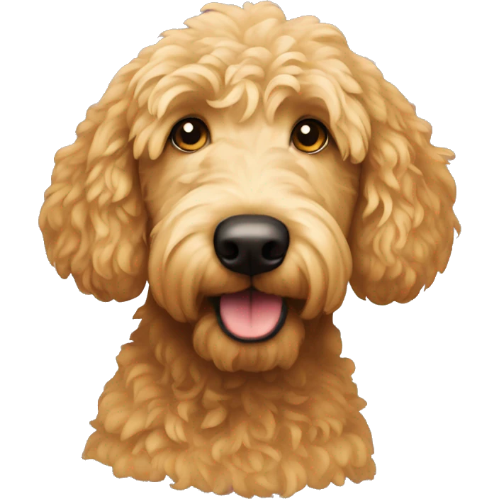 A golden doodle emoji  emoji