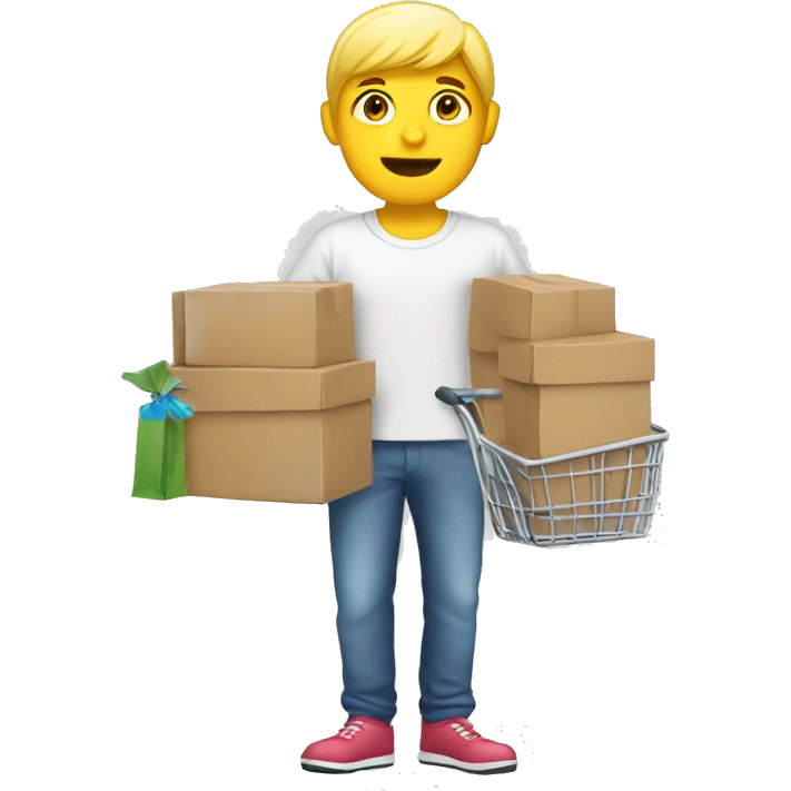 online shoping emoji