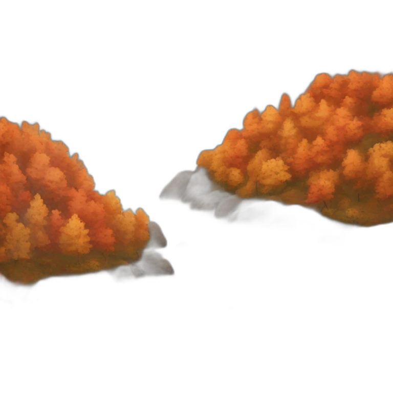 An autumny landscape, east coast emoji