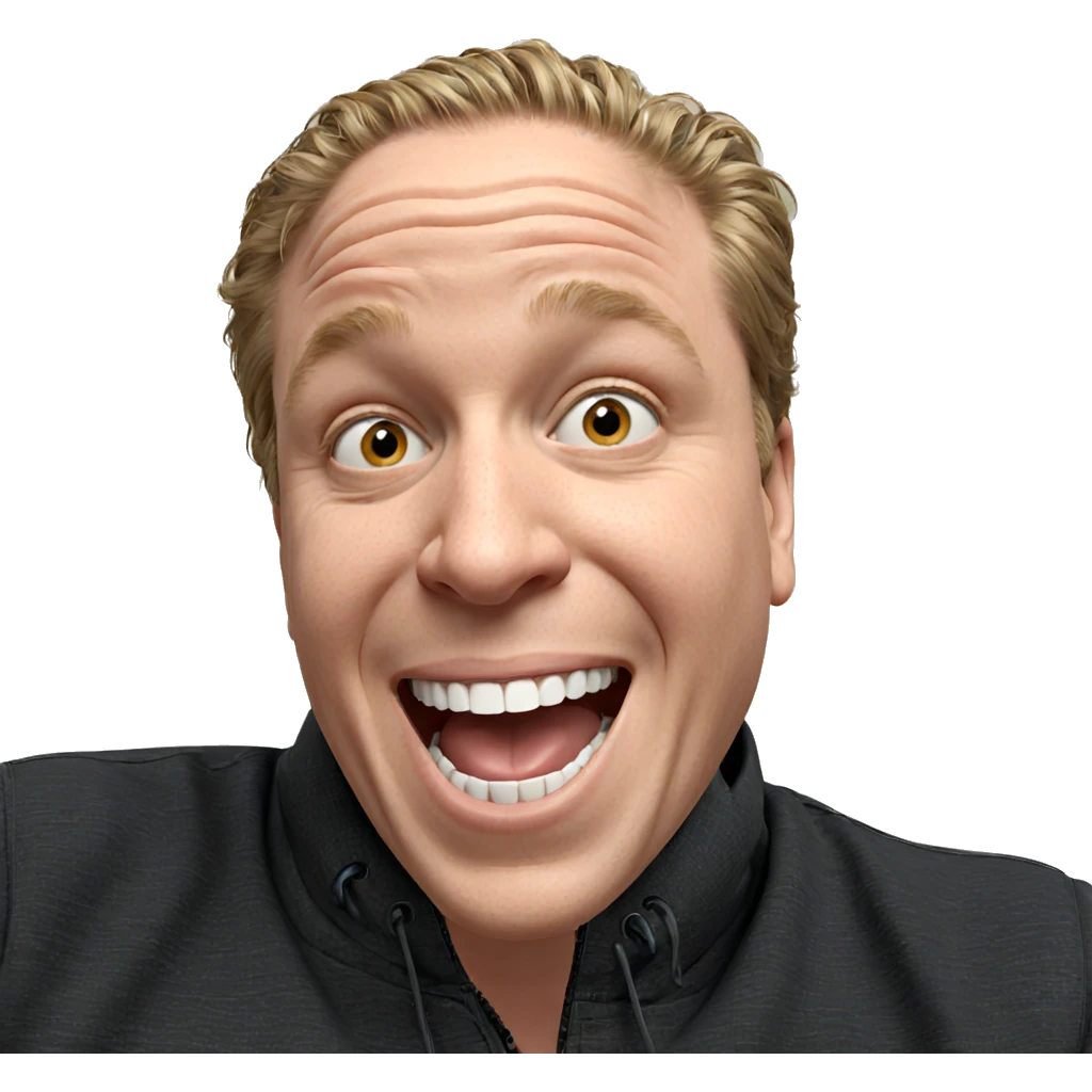 smiling boy in focus emoji