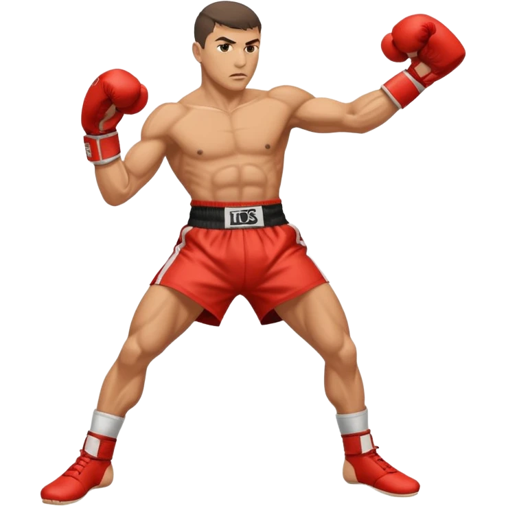 kickboxer kicking emoji