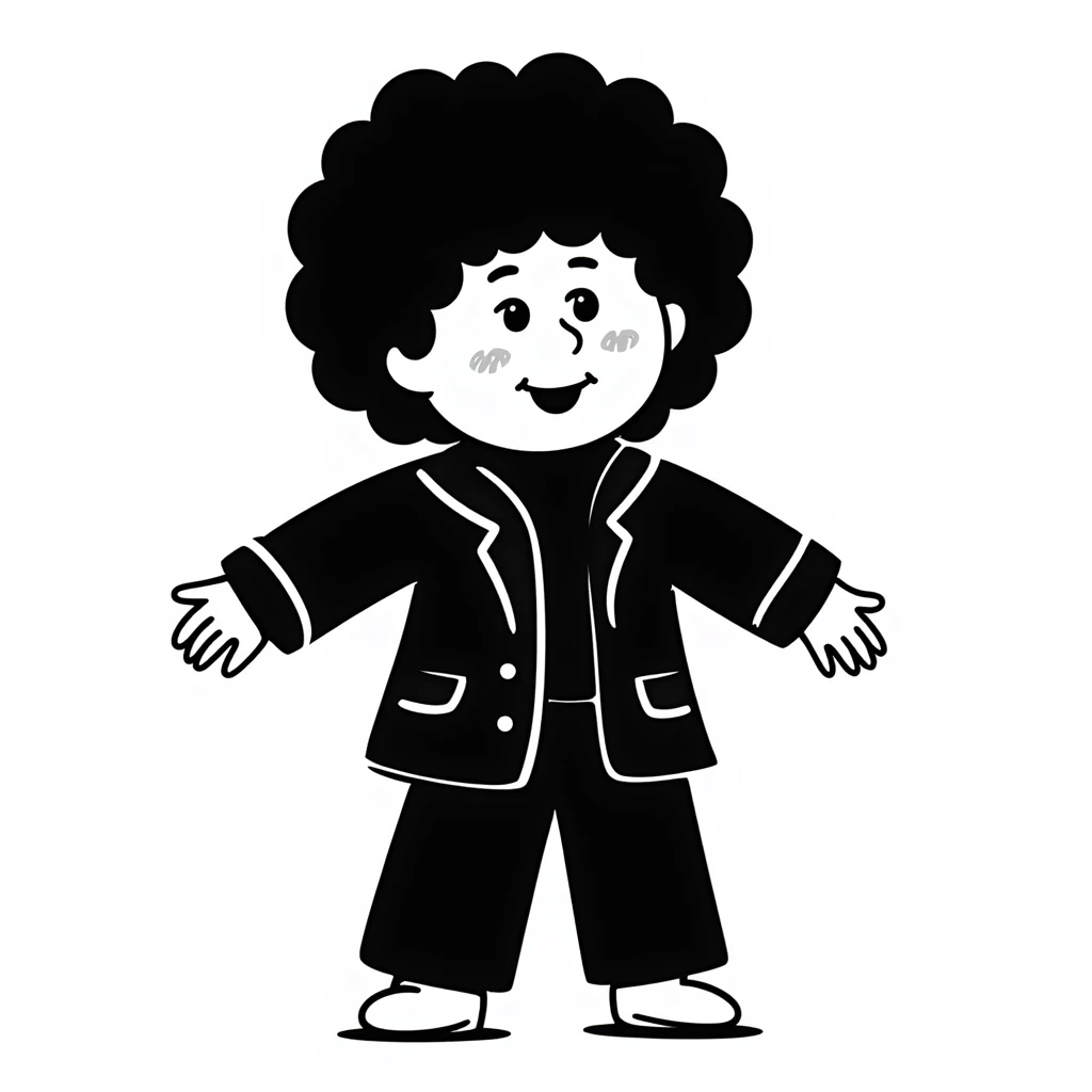 Cabbage Patch Kid dressed as Tron character with neon lights, 80's retro sci-fi style emoji