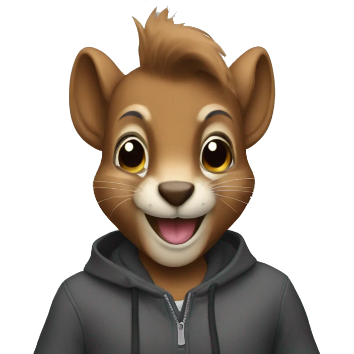 Make me a squirrel DJ emoji