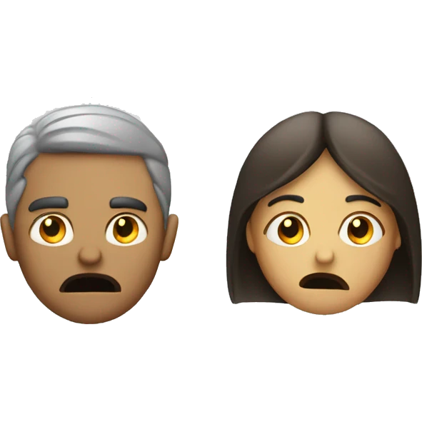 two people argue emoji