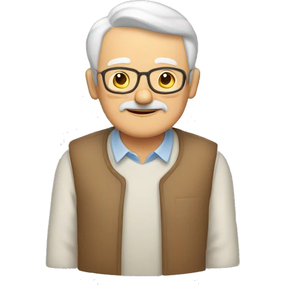 abuelo y abuela, hombre canoso y mujer rubia emoji