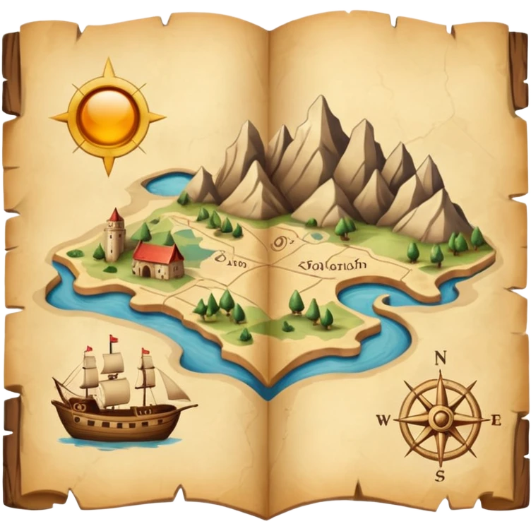 exploration map emoji