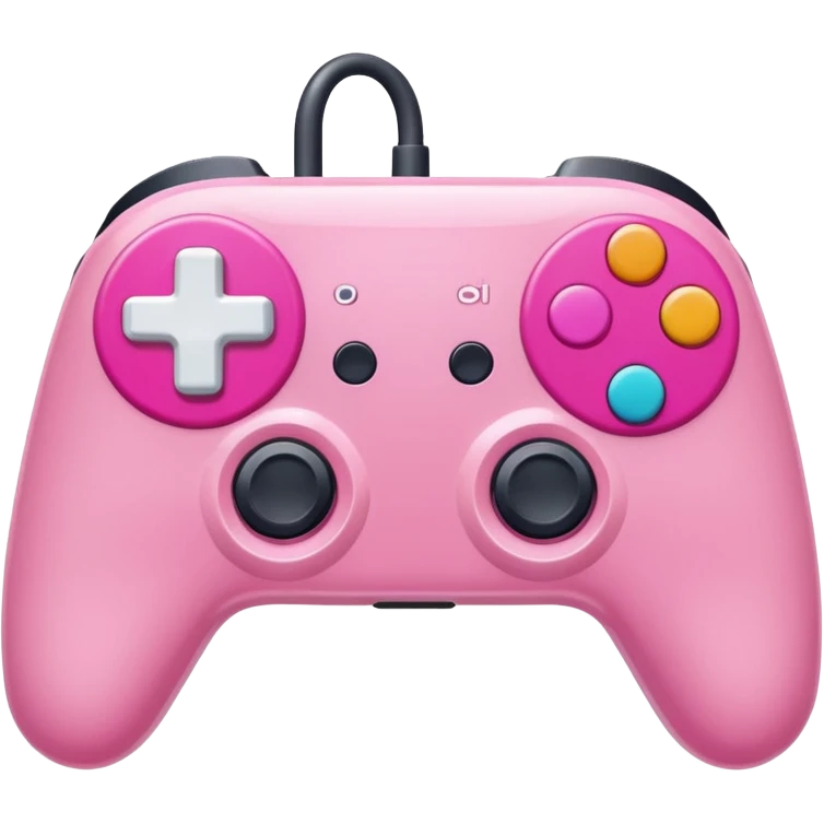 mix light pink dark pink and white girly gamer app emoji