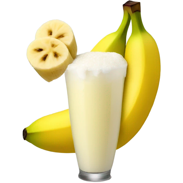 Banana drinking pina colada  emoji