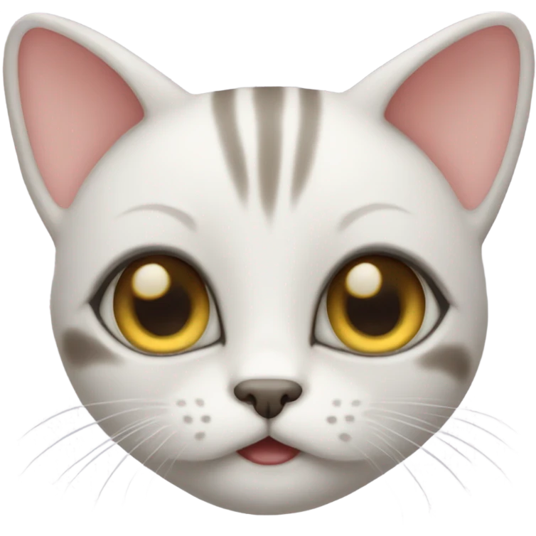 Siam Cat with cute eyes emoji