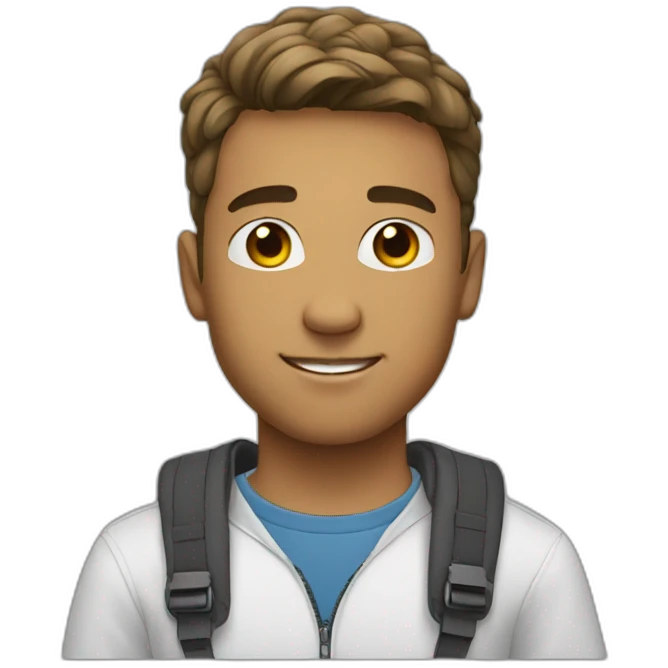 young tech white guy  emoji