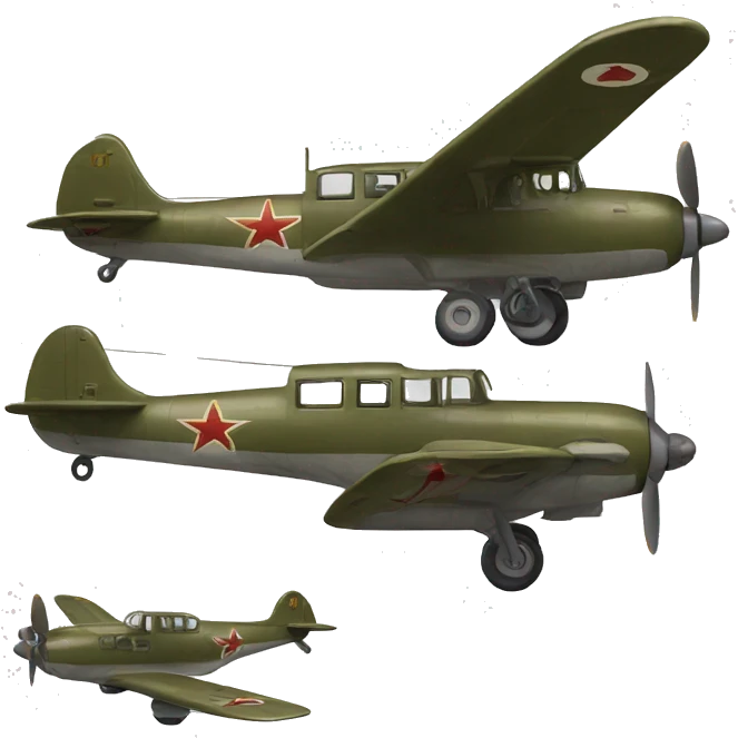 ww2 airplane ussr emoji