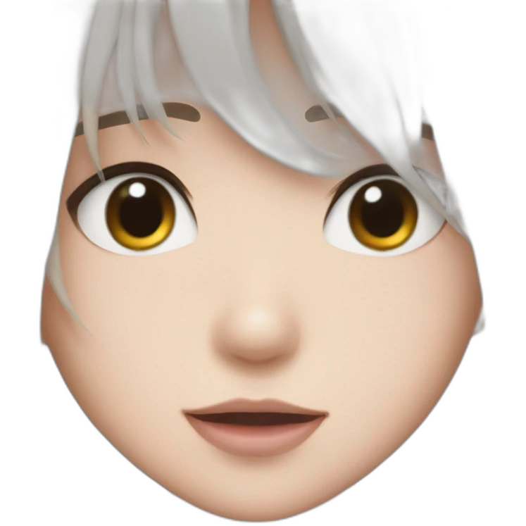 Anime girl sticking out her tongue emoji