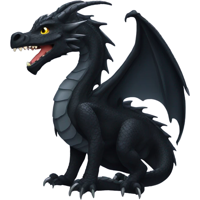 Black dragon emoji