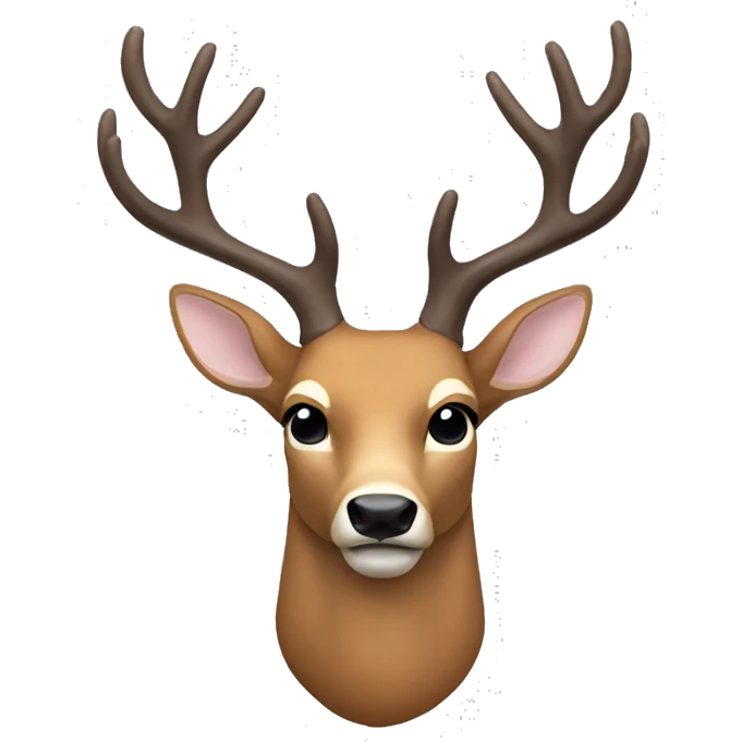 Deer head  emoji
