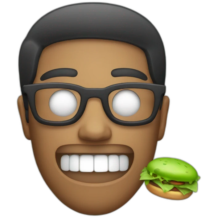 spotify with hamburge emoji